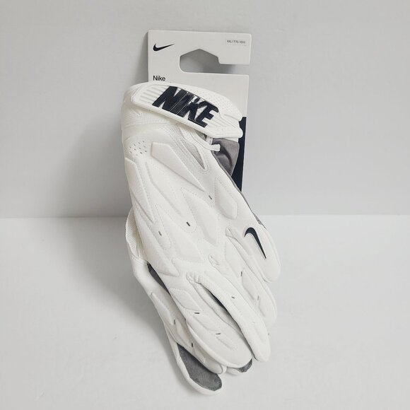 Nike D-Tack Football Gloves FN0277-184 Size XXL White - Picture 1 of 3